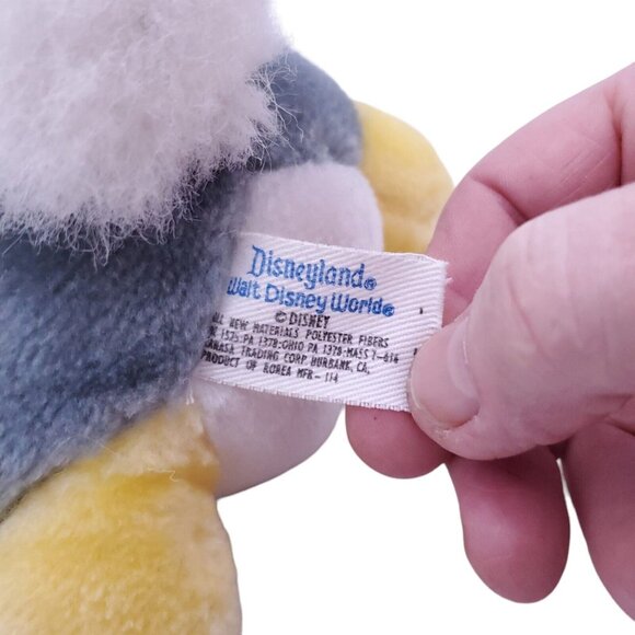 Walt‎ Disney Plush stuffed animal vintage Bambi Thumper 1992 W/Tags - Picture 5 of 6